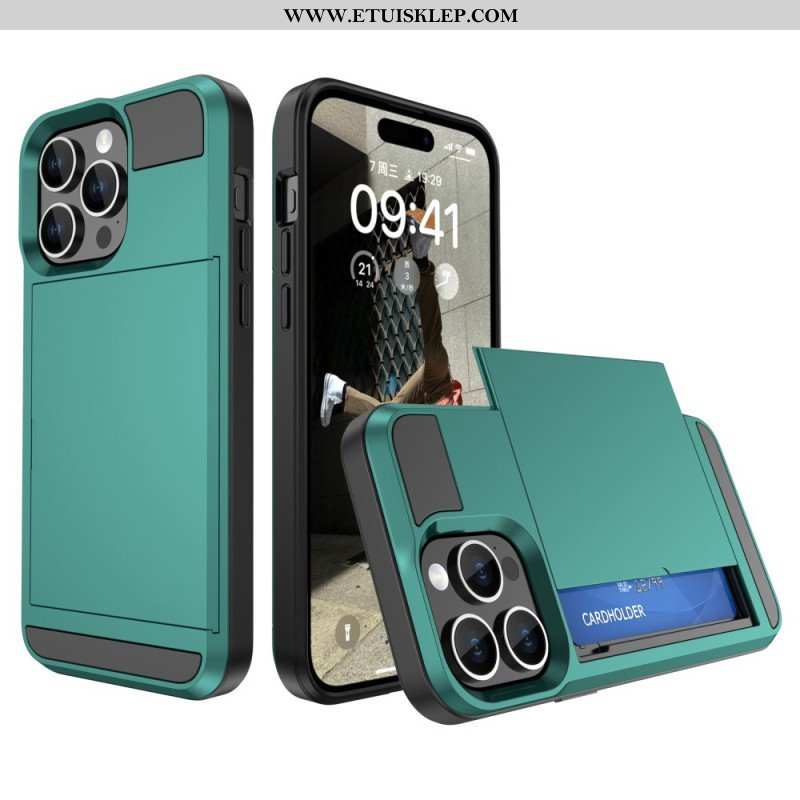 Etui do iPhone 15 Zintegrowany Uchwyt Na Kartę